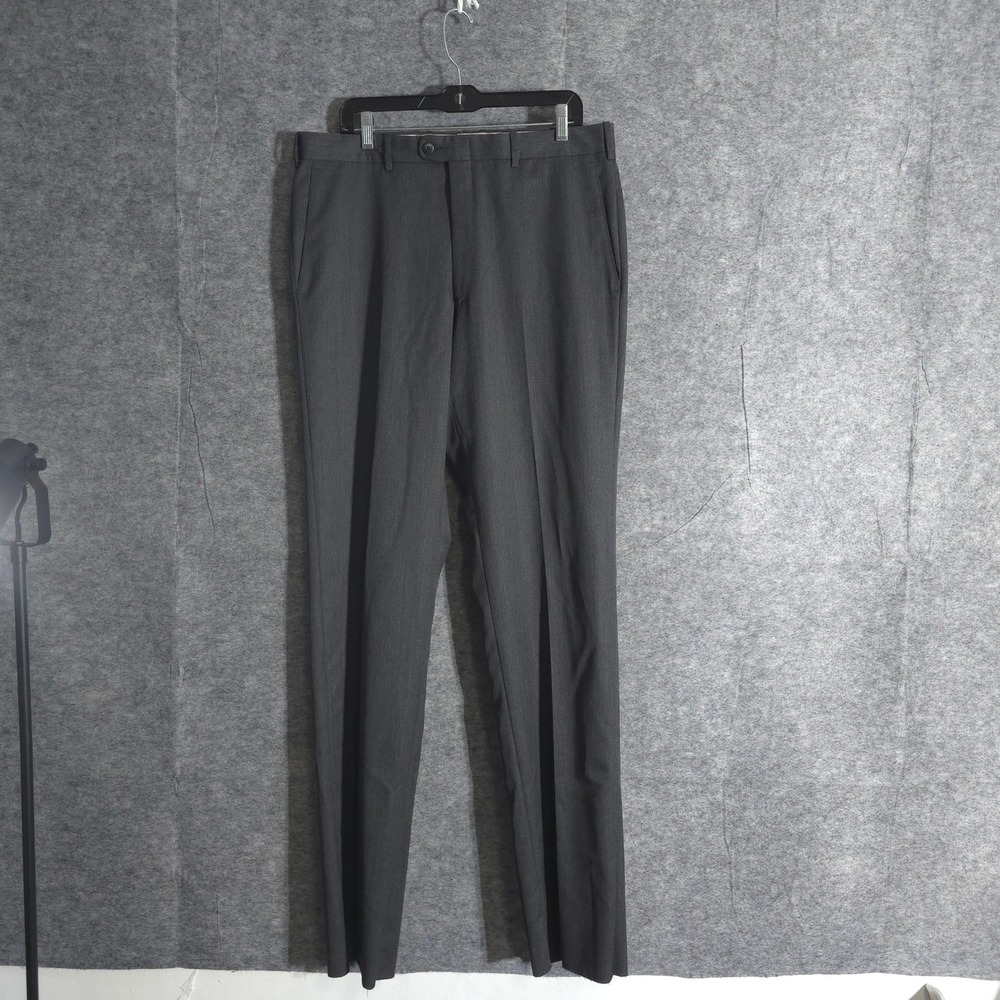 Britches Tailored Nordstrom Dress Pants Mens 36R Gray Career Work Designar